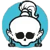 Стикер 22 💀 Набор эмоджи с куклами «Monser High Монстер Хай»