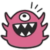 Стикер 10 Monsters