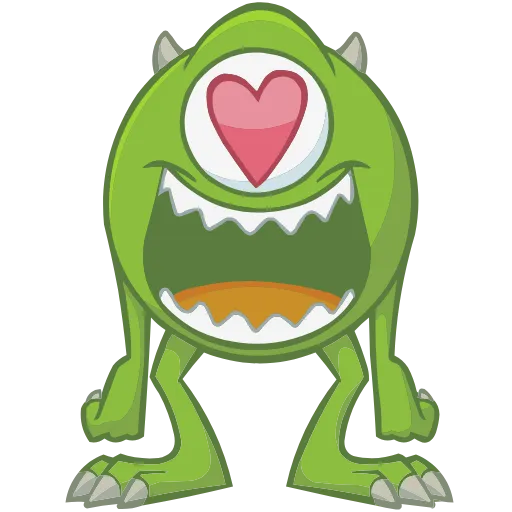 Стикер 7 Monsters Inc. HD