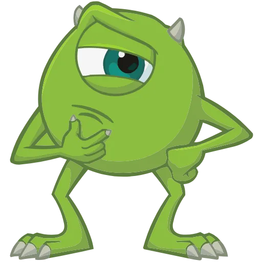 Стикер 9 Monsters Inc. HD