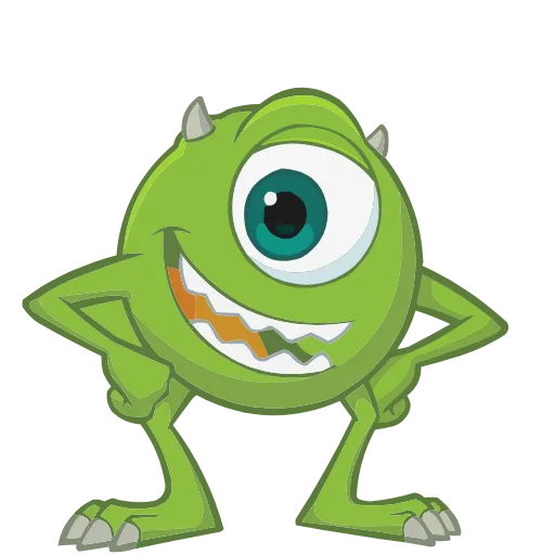 Стикер 6 Monsters Inc. HD