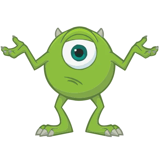 Стикер 8 Monsters Inc. HD