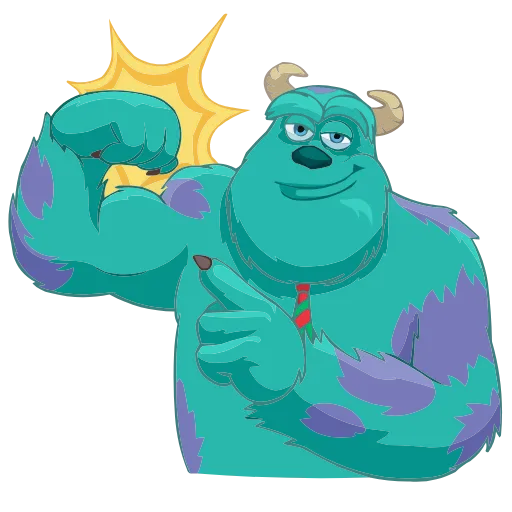 Стикер 50 Monsters Inc. HD