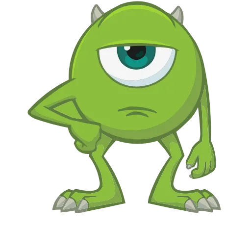 Стикер 11 Monsters Inc. HD