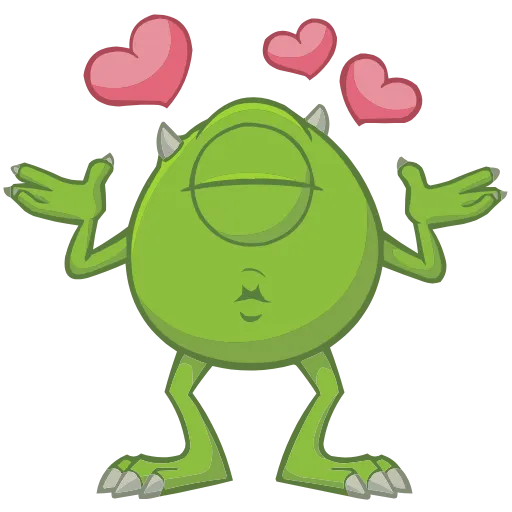 Стикер 24 Monsters Inc. HD