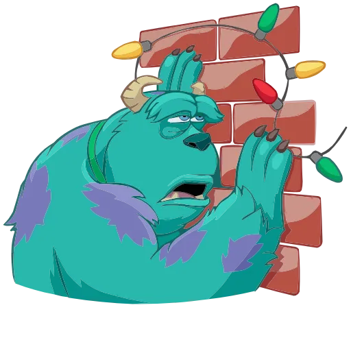 Стикер 40 Monsters Inc. HD