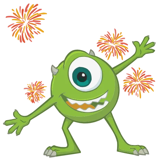 Стикер 21 Monsters Inc. HD