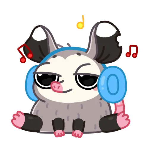 Стикер 21 Monty Opossum