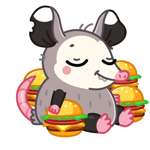 Стикер 25 Monty Opossum