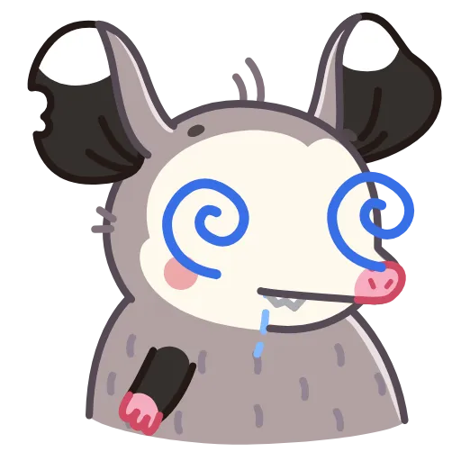 Стикер 3 Monty Opossum