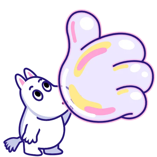 Стикер 3 Moomin