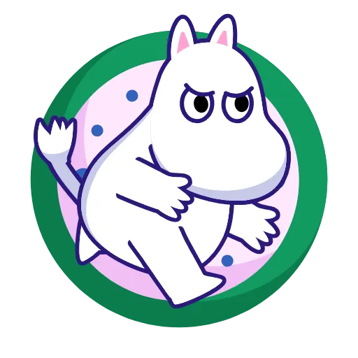Стикер 10 Moomin
