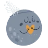 Стикер 47 Moon - луна