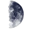 Стикер 30 Moon - луна