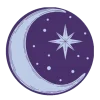 Стикер 21 Moon - луна