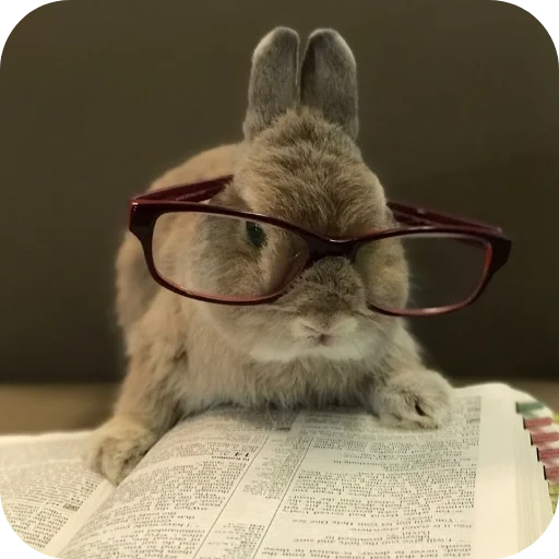 👓 Стикер «₍⑅ᐢ. .ᐢ₎ ⁺ . Bunny┈ ⸝ ⸝ ദ» для Telegram