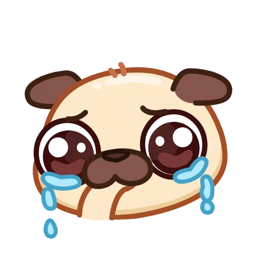 🥺 Эмодзи «Мопс» для Telegram