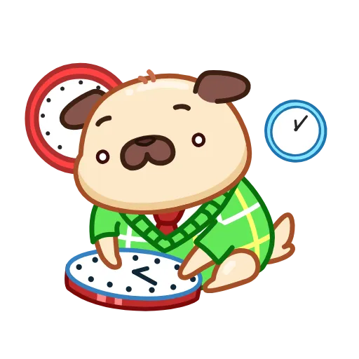 ⏳ Эмодзи «Мопс» для Telegram