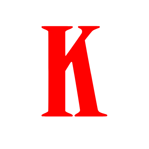 🔤 Эмодзи «Morice красный шрифт. Русские и английские» для Telegram