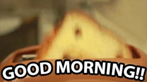 😘 Стикер «Morning» для Telegram