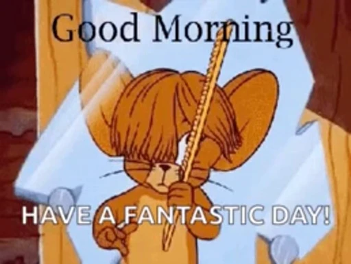 😘 Стикер «Morning» для Telegram