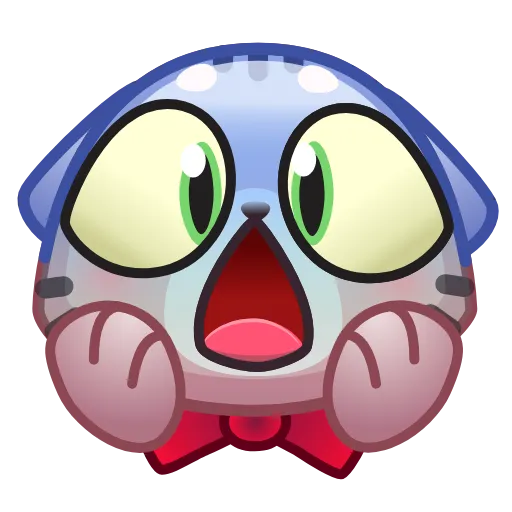 Стикер 21 Motty Emoji