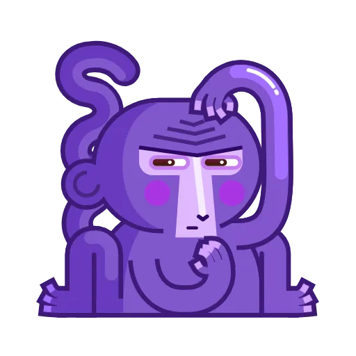 Стикер 11 Movin' Monkey -