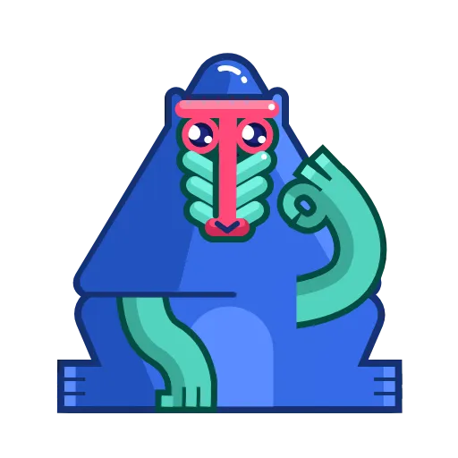 Стикер 8 Movin' Monkey -