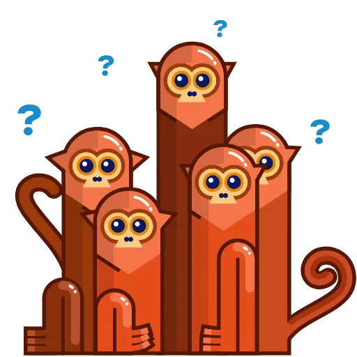 Стикер 9 Movin' Monkey -