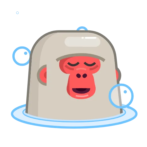 Стикер 20 Movin' Monkey -