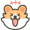 Стикер 4 Corgi -