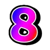 Стикер 60 Fonts