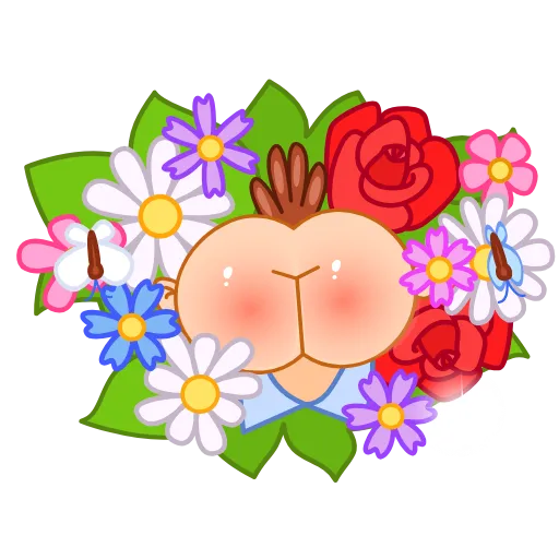 Стикер 27 Mr Rosy Cheeks