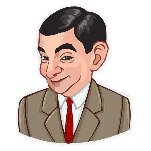 Стикер 11 Mr.Bean
