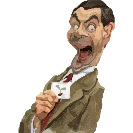 Стикер 58 Mr.Bean