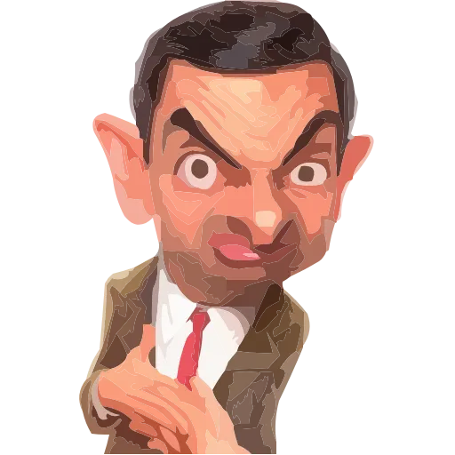 Стикер 35 Mr.Bean
