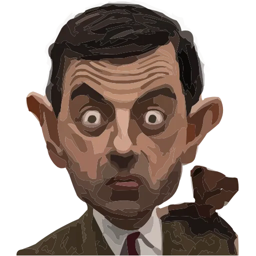 Стикер 55 Mr.Bean