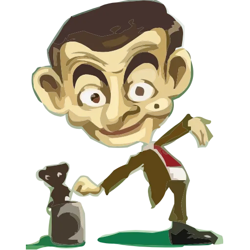 Стикер 43 Mr.Bean