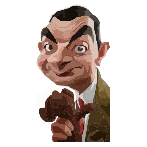 Стикер 50 Mr.Bean