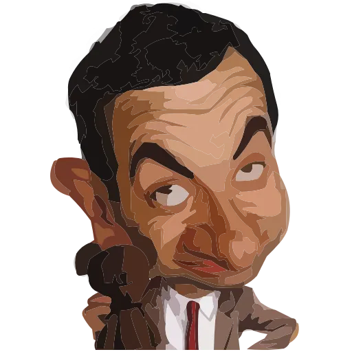 Стикер 53 Mr.Bean