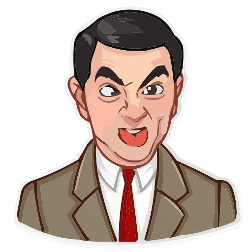 Стикер 17 Mr.Bean