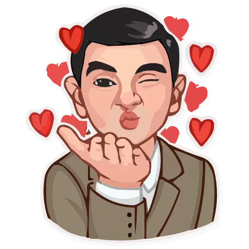 Стикер 2 Mr.Bean