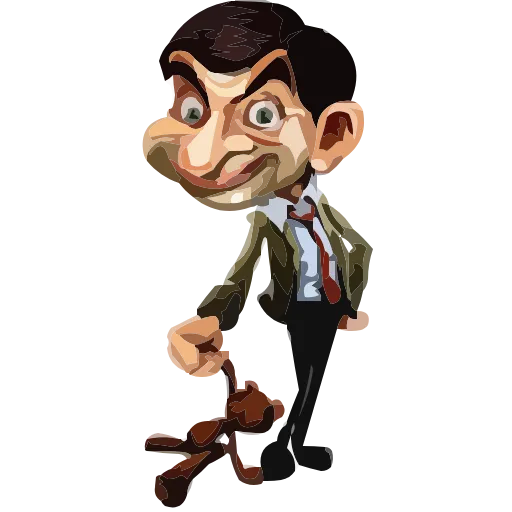 Стикер 51 Mr.Bean