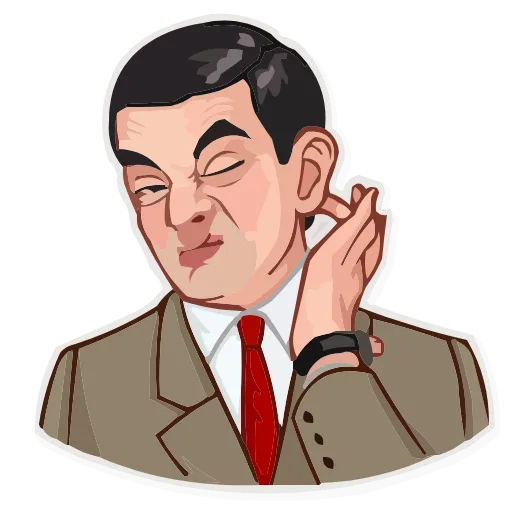 Стикер 9 Mr.Bean