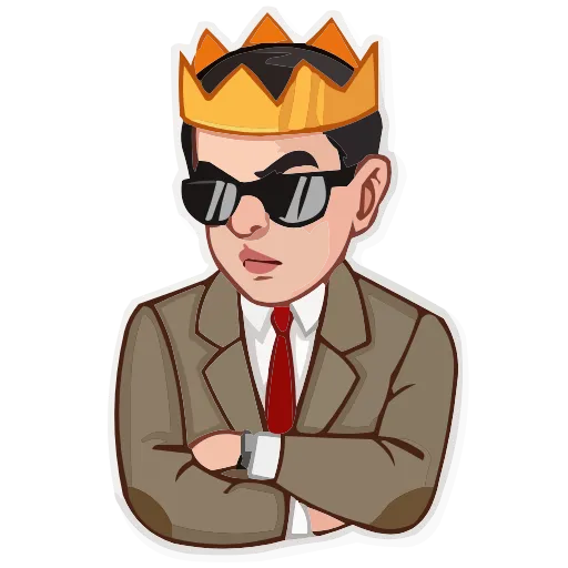 Стикер 21 Mr.Bean