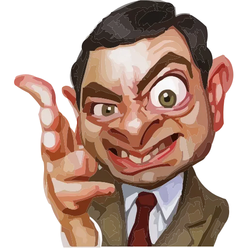 Стикер 60 Mr.Bean