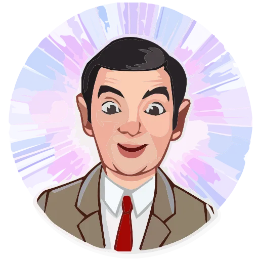 Стикер 20 Mr.Bean