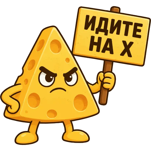 🤩 Эмодзи «Сырные буквы» для Telegram