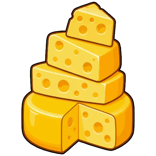 🤩 Эмодзи «Сырные буквы» для Telegram