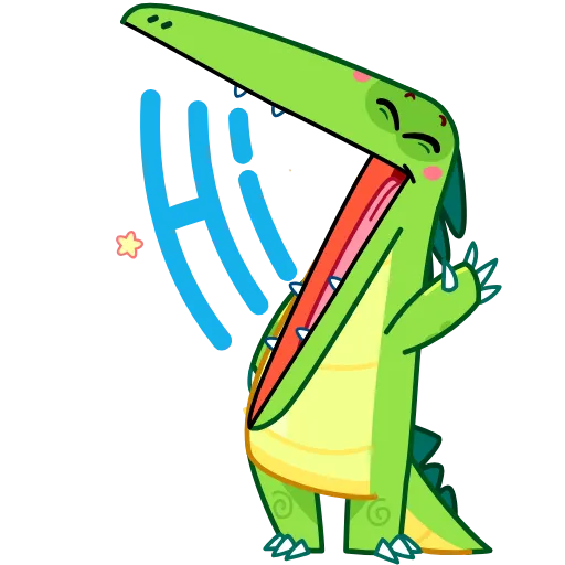 Стикер 5 Croco